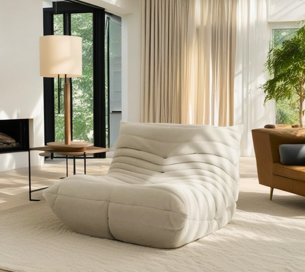 Accent Lazy Floor Sofa - Memory Foam Bean Bag Couch Lounge
