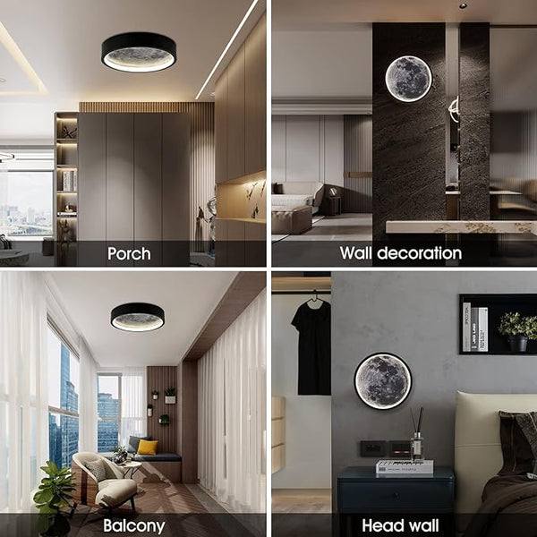 Dimmable Moon Light Wall Mounted Lighting Ceiling