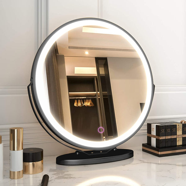 Ingle Home 20" Round Vanity Cosmetic Makeup LED light with Smart Touch Control