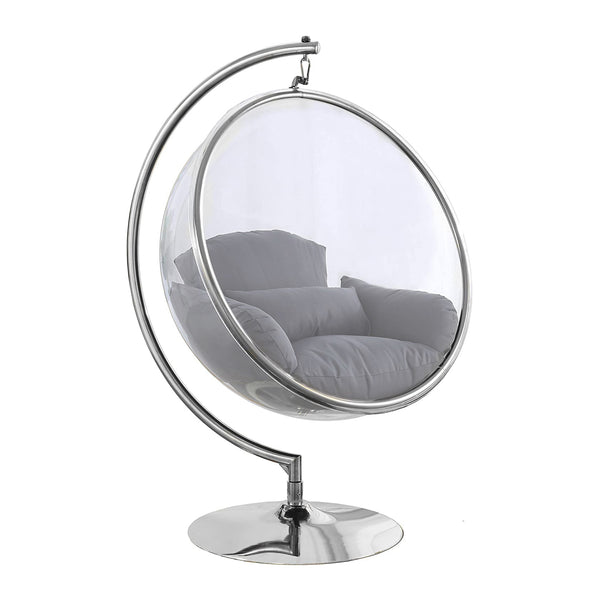 Designer Bubble Swing Chair Chrome Stand