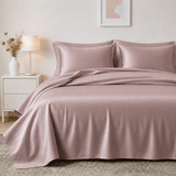 Premium Bamboo Viscose Sheet Set – Cooling Bedding with Silky Soft Breathable Comfort