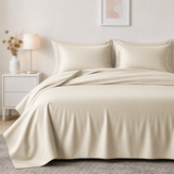 Premium Bamboo Viscose Sheet Set – Cooling Bedding with Silky Soft Breathable Comfort
