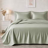 Premium Bamboo Viscose Sheet Set – Cooling Bedding with Silky Soft Breathable Comfort