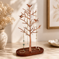 Antique Copper-Wood Tray
