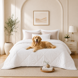 Luxury Bamboo Viscose Comforter – Cooling Duvet Insert with Lightweight Breathable Comfort
