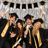 Modern Foil Fringe Backdrop – Shimmer Tinsel Curtain for Parties, Celebrations & Photo Décor