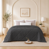 Luxury Bamboo Viscose Comforter – Cooling Duvet Insert with Lightweight Breathable Comfort