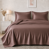 Premium Bamboo Viscose Sheet Set – Cooling Bedding with Silky Soft Breathable Comfort