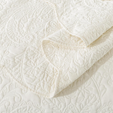 Modern Microfiber Quilt Set – Reversible Floral Bedspread with Lightweight All-Season Comfort