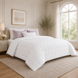 Premium Cotton Comforter – Soft Down Alternative Bedding with All-Season Breathability