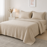 Premium French Linen Sheet Set – Soft Washed Bedding with Breathable All-Season Comfort