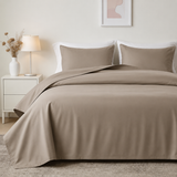 Luxury 100% Cotton Sheet Set– 450 Thread Count Sateen Bedding with Extra Soft Hotel-Quality Comfort
