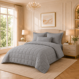 Premium Cotton Comforter – Soft Down Alternative Bedding with All-Season Breathability