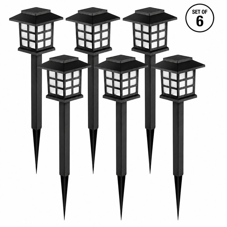Modern Solar Outdoor Lights – LED Pathway Lighting for Garden & Landscape