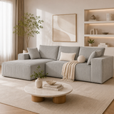 Modern Modular Boneless Sofa – Deep Seat Couch with Chaise & Flexible Lounge Design