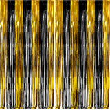 Modern Foil Fringe Backdrop – Shimmer Tinsel Curtain for Parties, Celebrations & Photo Décor