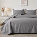 Luxury 100% Cotton Sheet Set– 450 Thread Count Sateen Bedding with Extra Soft Hotel-Quality Comfort
