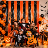 Modern Foil Fringe Backdrop – Shimmer Tinsel Curtain for Parties, Celebrations & Photo Décor