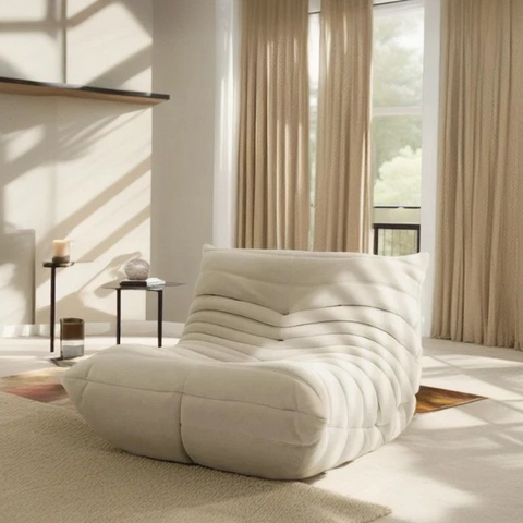 Accent Lazy Floor Sofa - Memory Foam Bean Bag Couch Lounge