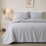 Premium Microfiber Sheet Set – Easy-Care Cooling Bedding with Soft Breathable Comfort