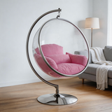 Designer Bubble Swing Chair Chrome Stand