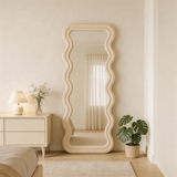Full Length Irregular Wavy Floor Mirror