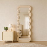 Full Length Irregular Wavy Floor Mirror