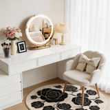 Ingle Home 19" Round Vanity Cosmetic Makeup LED light with Smart Touch Control