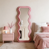 Full Length Irregular Wavy Floor Mirror