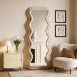 Full Length Irregular Wavy Floor Mirror