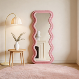 Full Length Irregular Wavy Floor Mirror