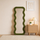 Full Length Irregular Wavy Floor Mirror