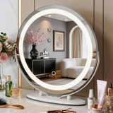 Ingle Home 19" Round Vanity Cosmetic Makeup LED light with Smart Touch Control