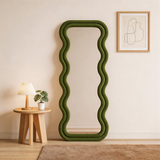 Full Length Irregular Wavy Floor Mirror