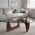 Walnut & Transparent