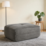 80" Modular Cloud Sectional Sofa – Deep Seat Memory Foam Corduroy Couch with Ottoman, No-Assembly Compressed Loveseat