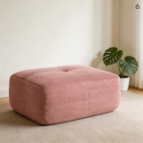 80" Modular Cloud Sectional Sofa – Deep Seat Memory Foam Corduroy Couch with Ottoman, No-Assembly Compressed Loveseat