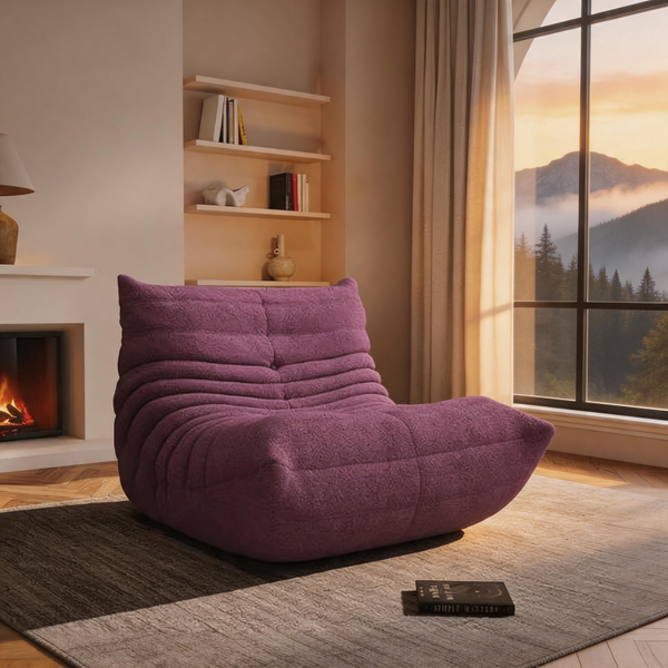 Accent Lazy Floor Sofa - Memory Foam Bean Bag Couch Lounge