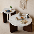 Faux Marble Table(2pcs)