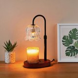 Adjustable Candle Warmer Lamp – Dimmable Wax Melt Warmer with Timer, Modern Ambient Table Light for Home Decor