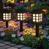 Modern Solar Outdoor Lights – LED Pathway Lighting for Garden & Landscape