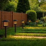 Modern Solar Outdoor Lights – LED Pathway Lighting for Garden & Landscape