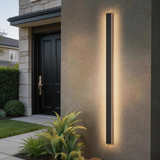 Modern LED Outdoor Wall Light – Long Linear Exterior Sconce with Warm 3000K Lighting