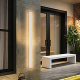 Modern LED Outdoor Wall Light – Long Linear Exterior Sconce with Warm 3000K Lighting