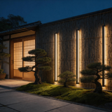 Modern LED Outdoor Wall Light – Long Linear Exterior Sconce with Warm 3000K Lighting