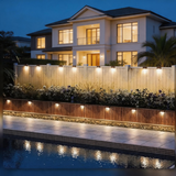 Solar Deck Lights – Waterproof LED Step Lighting for Stairs, Fence & Patio