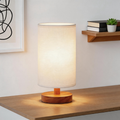 White Shade - Walnut Base