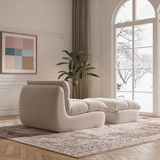 Bean Bag Lounge Chair with Ottoman – Ultra Soft Corduroy Reading Chair for Cozy Living Spaces