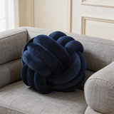 Soft Knot Ball Pillow – Handmade Plush Throw Cushion for Modern Home Decor