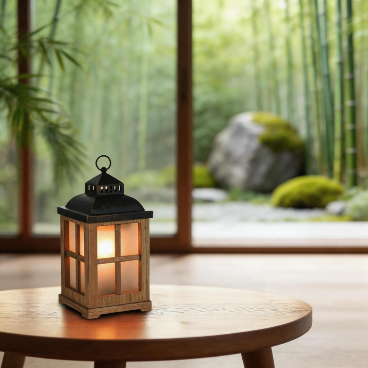 Farmhouse Lantern Wax Warmer – Electric Candle & Tart Burner with Timer